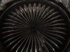 PRESSED GLASS BOWL AND DRESSER BOX