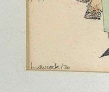 SET OF COSTUME DESIGN ILLUSTRATIONS