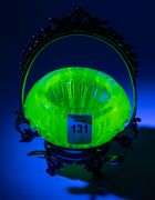 VASELINE GLASS CONDIMENT BOWL