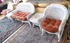 RETRO WICKER SUNROOM SET
