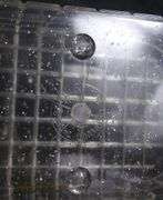 TWO MCM LUCITE PURSES