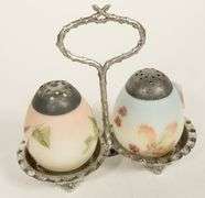 MT. WASHINGTON GLASS SHAKERS ON STAND