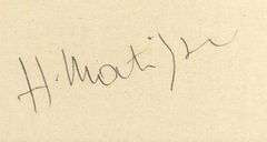 HENRI MATISSE SIGNATURE