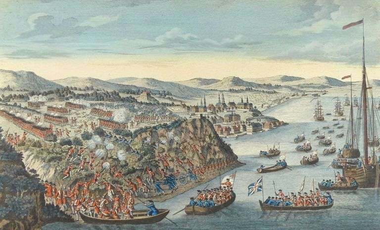 RARE 18TH CENTURY QUEBEC ENGRAVING