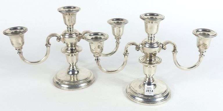 PAIR CANDELABRA