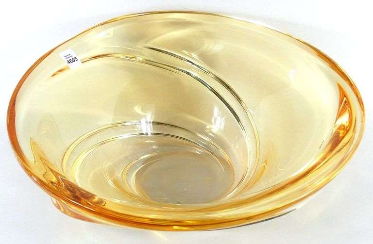 CHALET ART GLASS BOWL