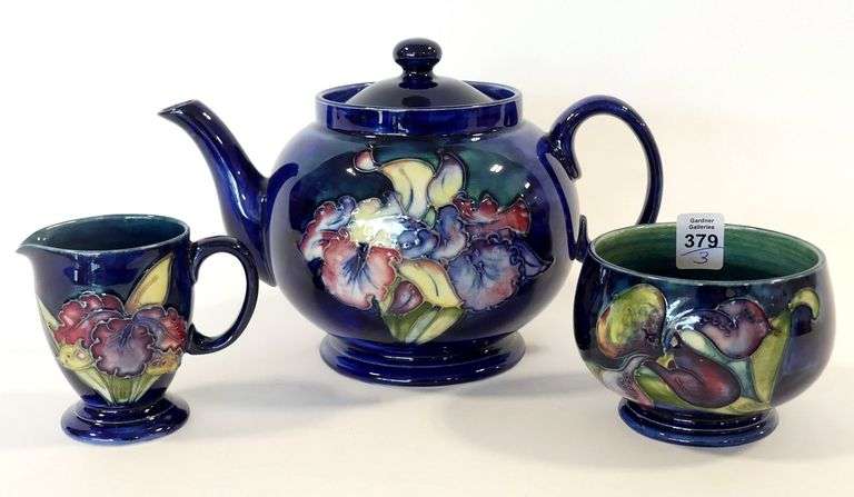 MOORCROFT POTTERY TEA SET