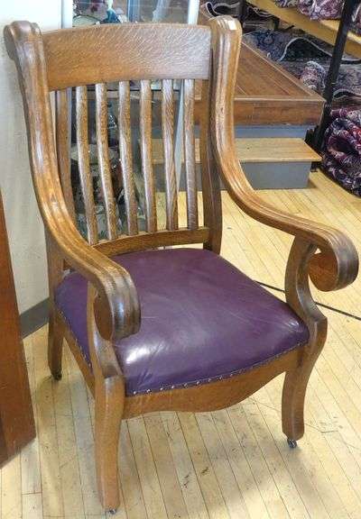 MISSION OAK ARMCHAIR