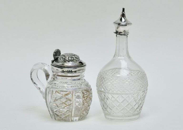 STERLING TOPPED JARS