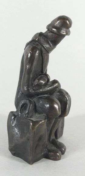 BRONZE CABINET FIGURE