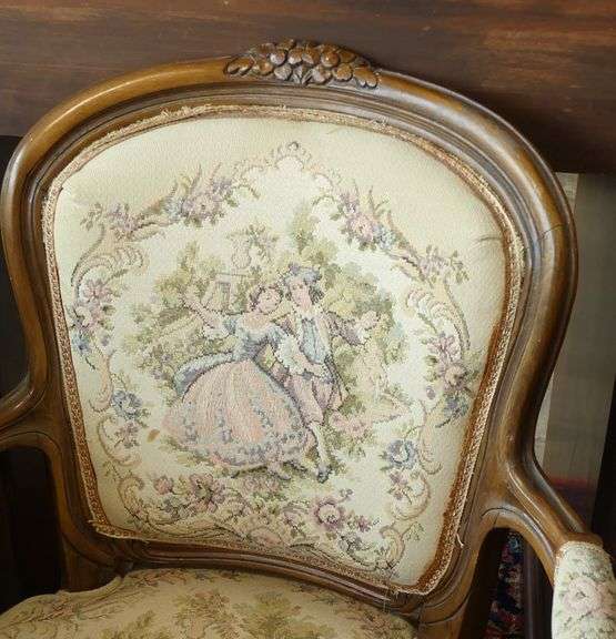 PAIR OF FRENCH STYLE ARMCHAIRS