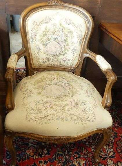 PAIR OF FRENCH STYLE ARMCHAIRS