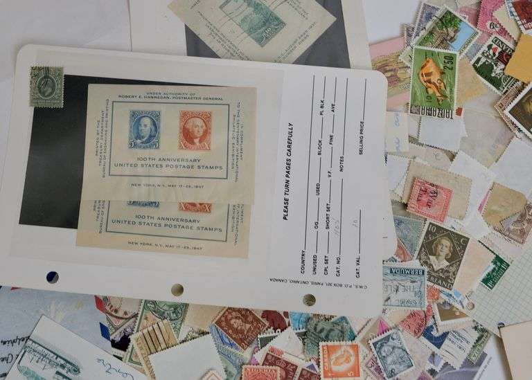 COLLECTION OF STAMPS