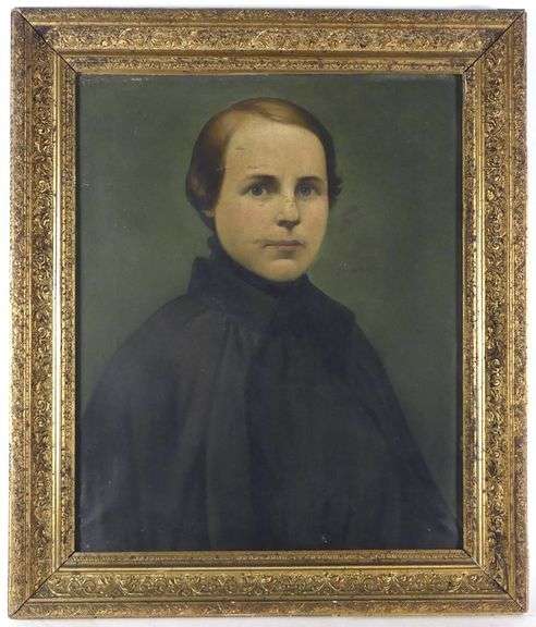 ANTIQUE PORTRAIT OIL - Gardner Galleries