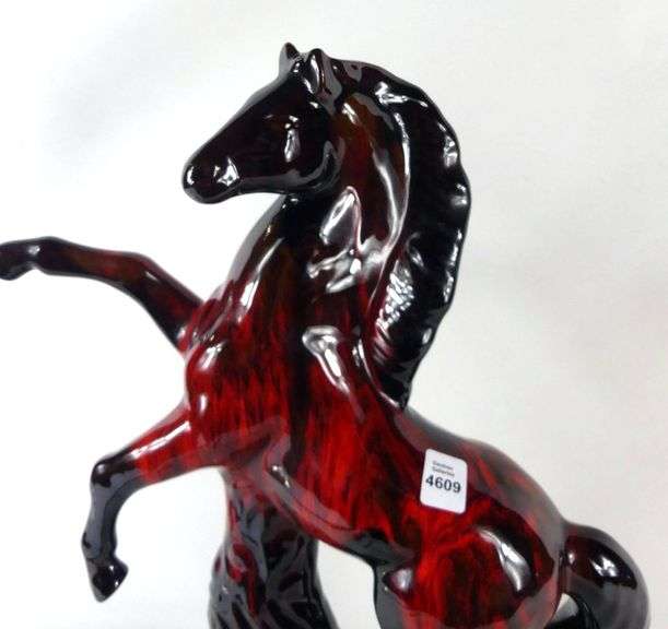 CERAMIC STALLION FIGURINE