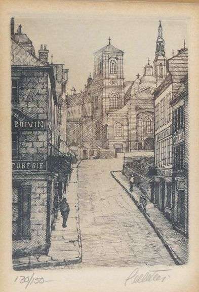 PAIR OF LIMITED EDITION FRENCH ETCHINGS