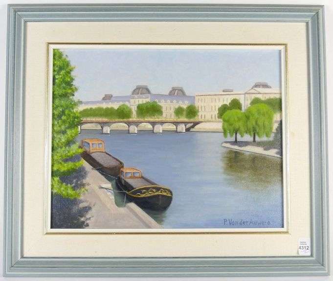 PAIR PETER VAN DER AUWERA OILS
