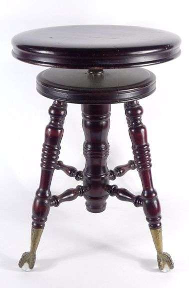 ANTIQUE PIANO STOOL