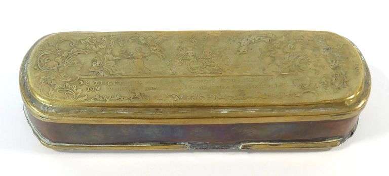 EARLY 19TH CENTURY GERMAN TOBACCO BOX