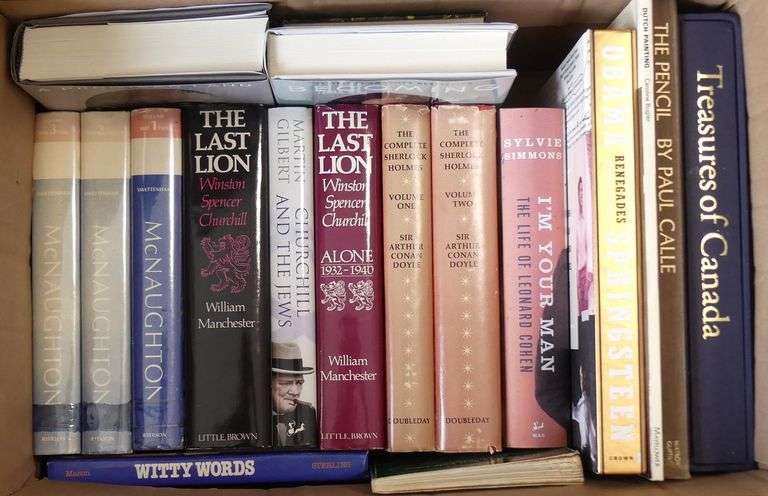 BOX LOT OF BOOKS