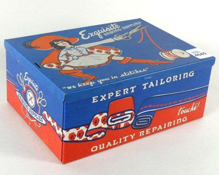 VINTAGE SEWING TIN