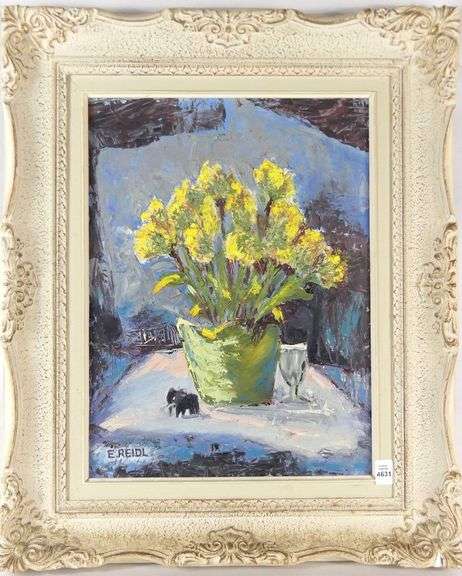 E. REIDL OIL ON BOARD