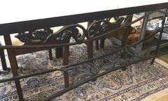 WROUGHT IRON SOFA TABLE