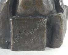 BRONZE CABINET FIGURE