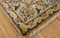 WHITE KASHAN RUG