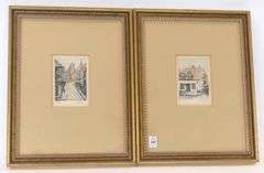 PAIR OF LIMITED EDITION FRENCH ETCHINGS