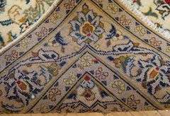WHITE KASHAN RUG