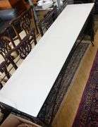 WROUGHT IRON SOFA TABLE