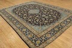 BLUE KASHAN CARPET