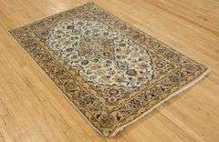 WHITE KASHAN RUG