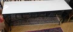 WROUGHT IRON SOFA TABLE