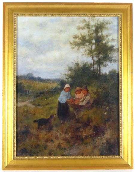 ANTIQUE ENGLISH SCHOOL OIL