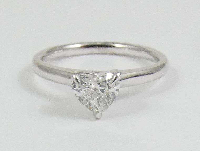 RARE HEART-SHAPED DIAMOND RING