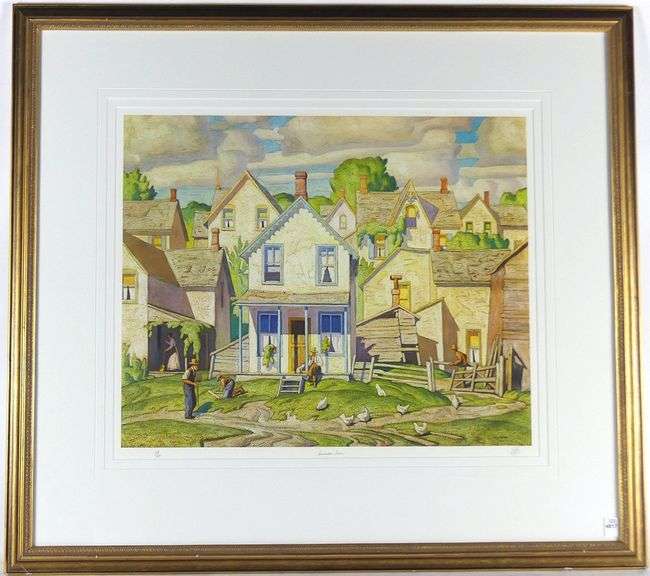 HAND-SIGNED A.J. CASSON PRINT