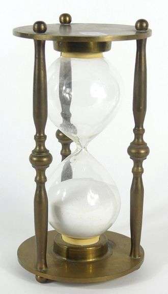 BRASS HOURGLASS