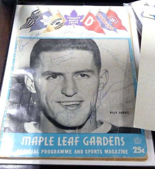 FOUR AUTOGRAPHED SPORTS ITEMS