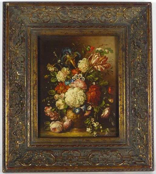 ANTIQUE STILL LIFE OIL