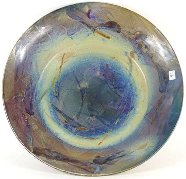 LARGE STUDIO ART POTTERY BOWL