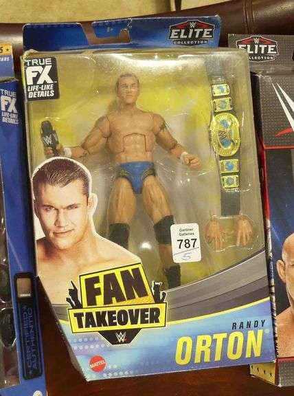 FIVE MATTEL WWE ELITE ACTION FIGURES