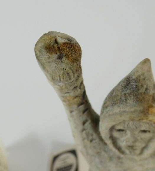 2 INUIT CARVED FIGURES