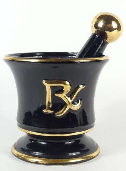 PORCELAIN MORTAR & PESTLE
