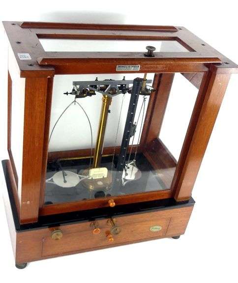 CHRISTIAN BECKER BALANCE SCALE WITH PROVENANCE