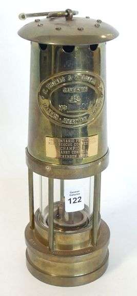 BRASS MINER'S LANTERN