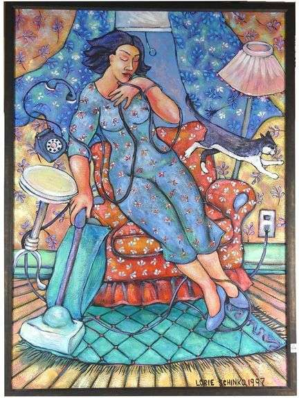 LORIE SCHINKO OIL ON CANVAS