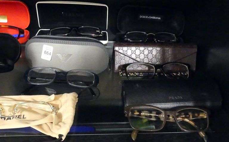 14 PAIRS OF DESIGNER PRESCRIPTION GLASSES