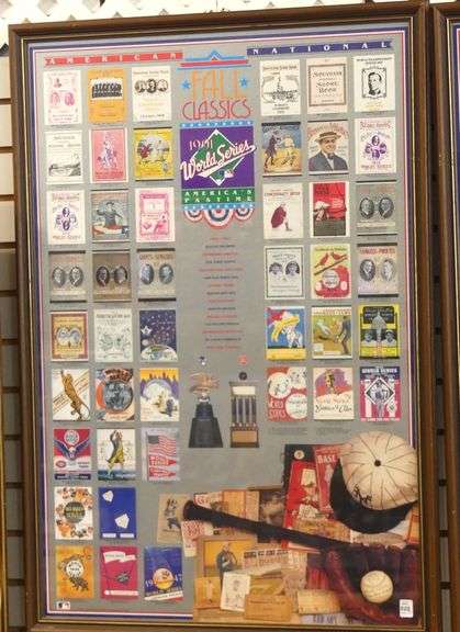 PAIR OF FRAMED WORLD SERIES POSTERS